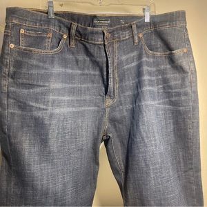 Lucky Brand 181 Relaxed Straight Mens Tag 44x30 Denim Blue Jeans